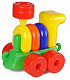 МТ ИП01000 Игрушка пластмассовая "ПАРОВОЗ" фото