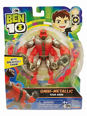 Ben 10 76174 Фигурка 12.5 см, Силач "Металлик"