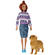 миниатюра 66001PET-PD-S-BB Кукла 29 см София, руки и ноги сгиб, акс, беременная собака, кор КАРАПУЗ