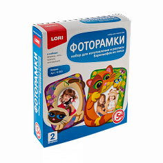 LORI Н-065 Фоторамки из гипса "Кошки-мишки"