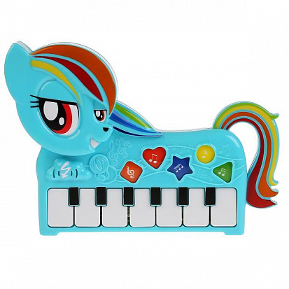Фото HT787-R Обучающее пианино "My little Pony", на бат., 3 режима звучания в русс. кор. ТМ "Умка"