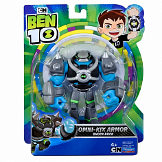 Ben 10 76150 Фигурка 12.5 см, Бронированный Шок Рок