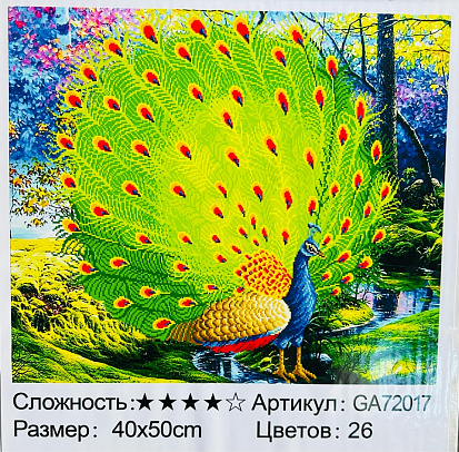 Фото товара БиП 72017 Алмазная живопись 40*50