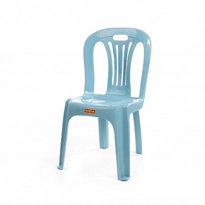 Фото ПОЛЕ07442 Детский стул №1, 335х315х560 мм (дымчато-голубой)