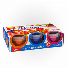 LORI Тдл-013 Тесто для лепки Набор №10, 6 цв. по 80 гр.(Лори)