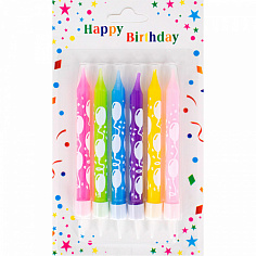 FG240525059L Свеча для торта 6 шт. 8 см FG240525059L