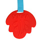 миниатюра RV-F2 Текстильная игрушка погремушка лиса подвеска с вибрацией на блистере Умка