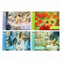 Альбом для рисования ХАТБЕР А4 40 л. "НА КОНЧИКАХ ПУАНТОВ" спираль (074782) (4/32)