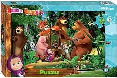 СтепПазл 90048 Мозаика "puzzle" maxi 24 "Маша и Медведь - 2" (Анимаккорд)
