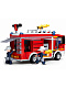 миниатюра M38-B0626 Конструктор пластиковый. SLUBAN Пожарные. Пожарная машина (343 детали, 2 фигурки).