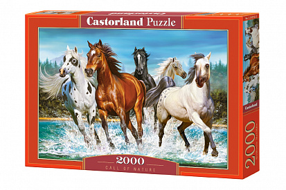 Фото товара Пазлы C-200702 Зов природы, 2000 деталей Castor Land