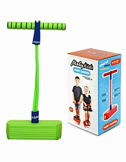 68558 MobyJumper. Тренажер для прыжков со счетчиком, светом и звуком, зелен.