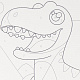 миниатюра LORI Рхд-002 Картина по номерам детская (холст на подрамнике 20*20) "Путешественник"