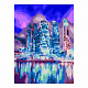 LORI Ам-035 Алмазная мозаика 30*40 см (частичное заполнение) "Москва-сити" фото