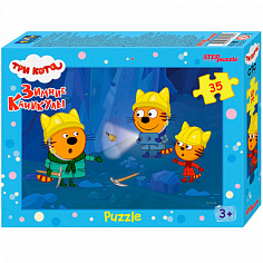 91481 Пазл 35 Три кота. Зимние каникулы 91481 Степ