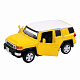 миниатюра 1200134JB ТМ "Автопанорама" Машинка металл. 1:43 Toyota FJ Cruiser, желтый, инерция, откр. двери, в/