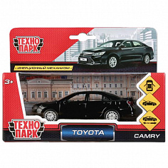 CAMRY-BK Машина металл "TOYOTA CAMRY", длина 12см, открыв. двери, инерц, черный в кор. Технопарк