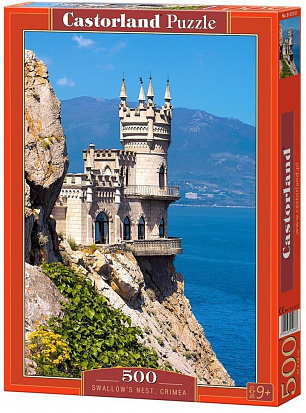 Фото товара Пазлы B-53131 Ласточкино гнездо, Крым, 500 деталей Castor Land
