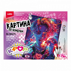 LORI Рхо-002 Картина по номерам холст на подрамнике 30*40 см K-POP "Айдол"