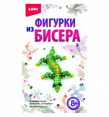 LORI Бис-026 Фигурки из бисера "Крокодильчик"