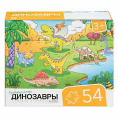 RI5406C Пазлы "54 Динозавры"