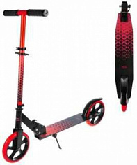 641369 Самокат X-Match Delta, анодирован., 200 мм PU, красный