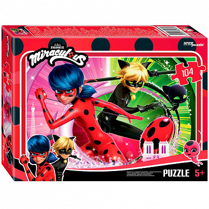 Фото товара 82260 Пазл 104 Леди Баг и Супер-Кот 82260 Степ /48/