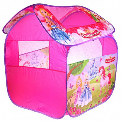 Фото GFA-FPRS-R Палатка детская игровая принцессы 83х80х105см, в сумке Играем вместе