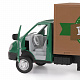 миниатюра 1200216JB ТМ "Автопанорама" машинка металлическая, ГАЗель-бизнес "Кофе", масштаб 1:28, цвет зеленый,
