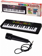 1761818 Музыкальная игрушка"Синтезатор"(37 клавиш,микр,без USB,4*АА не в к-те)(52,5x4,5x14cм)(Арт. 1