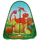 миниатюра GFA-DINO01-R Палатка детская игровая 81х90х81см, в сумке ИГРАЕМ ВМЕСТЕ