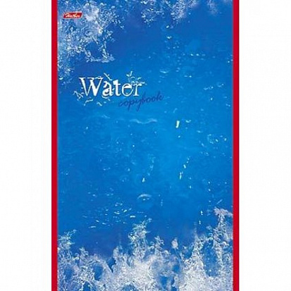 Фото товара 4606782023235 Блокнот ХАТБЕР А5 "WATER", 48л., выб. лак, клетка, скоба (1/90) (48Б5вмB3_03976) (0047