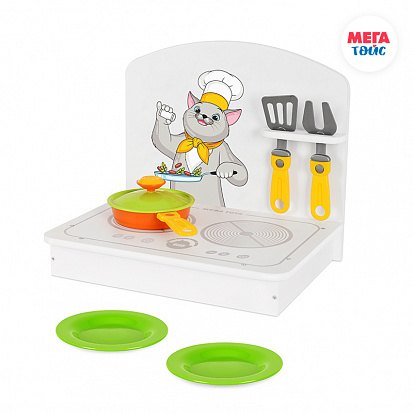 Фото товара МТ 17301 Кухня детская мини белая 6 предметов