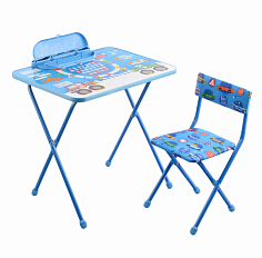 КП2/БГ Детский комплект стол + стул "Большие гонки" (КП2/БГ)