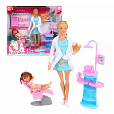 8408 Игровой набор Defa Lucy "Доктор", аксесс. 10 предм., в ассорт., кор.