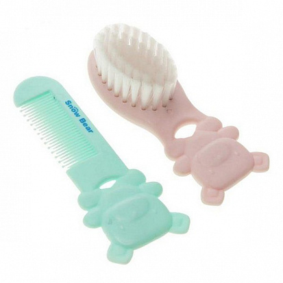 Фото товара 1804 Набор расческа, щетка "Мишки" 1804