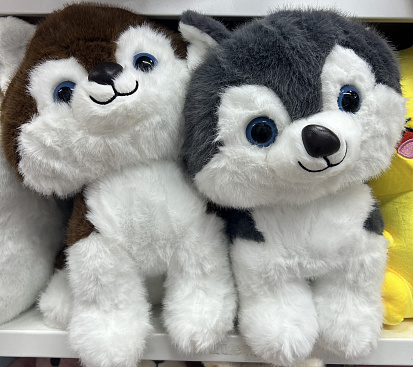 Фото товара Мягкая игрушка Собака Хаски 35 см