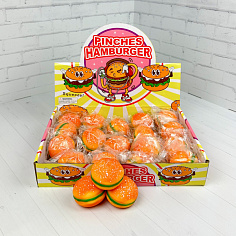 906-043 Антистресс мялка Soft Paste: Гамбургер, 5см (паста), 20шт в уп. [цена за шт.] (906-043)