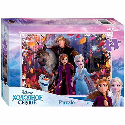 Фото товара 81240 Пазл 60 Холодное сердце 81240 Степ /48/