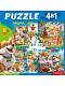миниатюра П-8386 ПАЗЛЫ 4 в 1 ЗАБАВНЫЕ КОРГИ №4 (9,16, 25, 36 эл.) (Арт. П-8386)