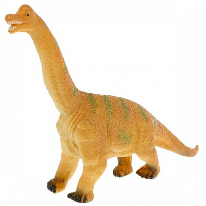 Фото ZY639439-IC Игрушка пластизоль динозавр брахиозавр 31*9*26 см, хэнтэг, звук ИГРАЕМ ВМЕСТЕ