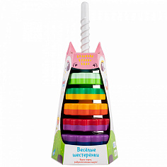 SPIN01V Пирамидка "Веселые шестеренки"