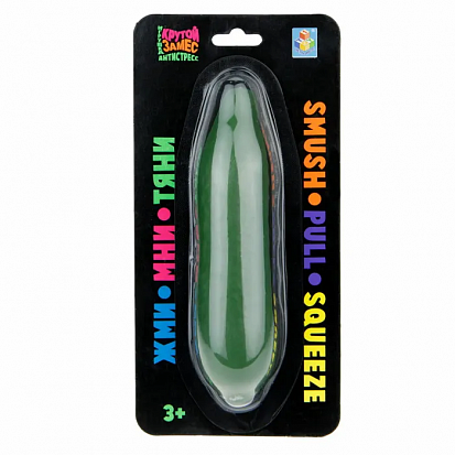 Фото товара Т23235 1toy Крутой замес огурец 13*3,5см, блистер 16,5*7см (10013160/150223/3070509)