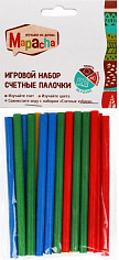 76831 Счетные палочки: 20 шт, 4 цвета, 1 палочка 9 см