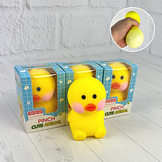 XY031 Антистресс мялка Soft Paste: Уточка Лалафан, 9см (паста), 12шт в уп. [цена за шт.] (XY031)