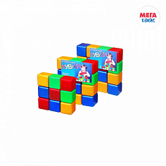 МТ М05063 Набор кубиков Цветные 16эл