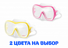 55978 Маска для плавания WAVE RIDER, от 8 лет, цвета МИКС, 55978 INTEX