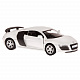 миниатюра 1251264JB ТМ "Автопанорама" Машинка металл. 1:43 Audi R8 GT, белый металлик, инерция, откр. двери, в