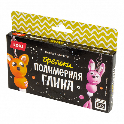 LORI Пз/Пг-012 Полимерная глина.Брелоки "Зверята" фото