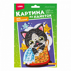 LORI Мкс-026 Картина из пайеток "Котенок"